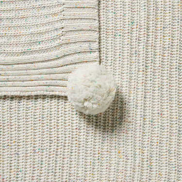 Wilson & Frenchy - Cookie and Cream Organic Knitted Blanket